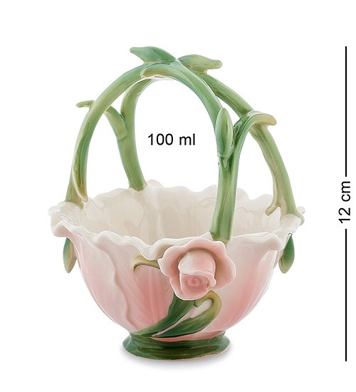 Конфетница из фарфора Плетение Розы Pavone FM-08/ 2