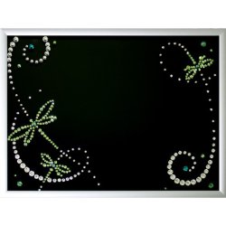 Фоторамка с кристаллами Swarovski - Стрекоза