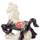 Статуэтка из фарфора Лошадь - Цветочная Грация Pavone JP-61/63, оборотная сторона