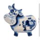 Магнит Корова - символ 2021 года Голубая гжель ГЛ-527