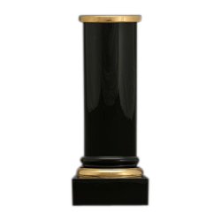 Колонна Elide из керамики, черная, размер 33х33x74 см