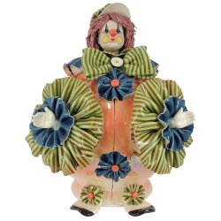 Статуэтка из фарфора копилка Клоун