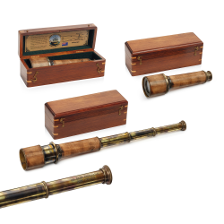 Подзорная труба в деревянном футляре HMS Endavour