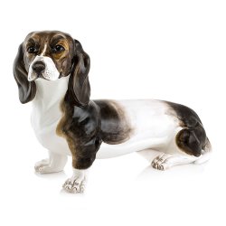 Статуэтка из керамики Собака породы Такса