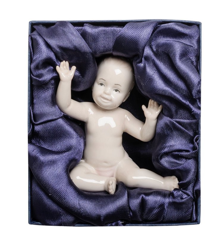 Статуэтка из фарфора Веселый Мальчик Pavone JP-13/ 8, упаковочный вид