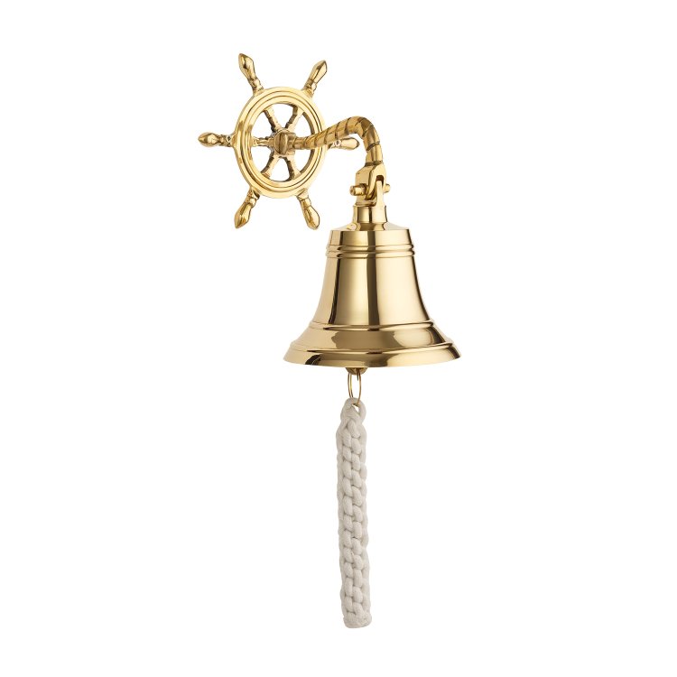 Рында на штурвале, диаметр 12,5 см , фотография 2