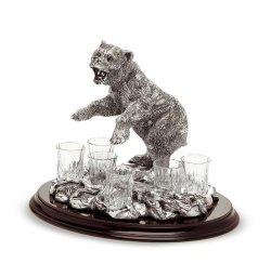 Набор для водки Медведь