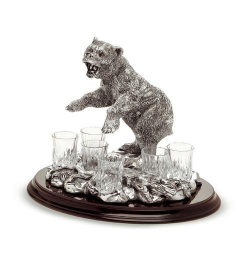 Набор для водки Медведь