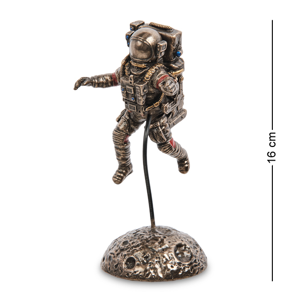 Статуэтка в стиле Стимпанк Астронавт Veronese WS-1073, вид профиль