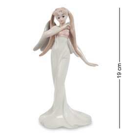 Статуэтка из фарфора Девочка Ангел в длинном платье