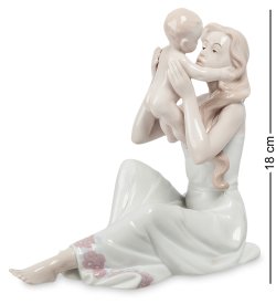 Статуэтка из фарфора Мать с ребенком - материнская забота