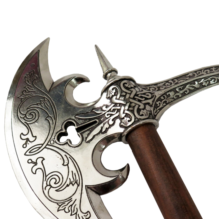 Макет Боевого топорика, Германия 16 века Denix 6602, фотография крупным планом