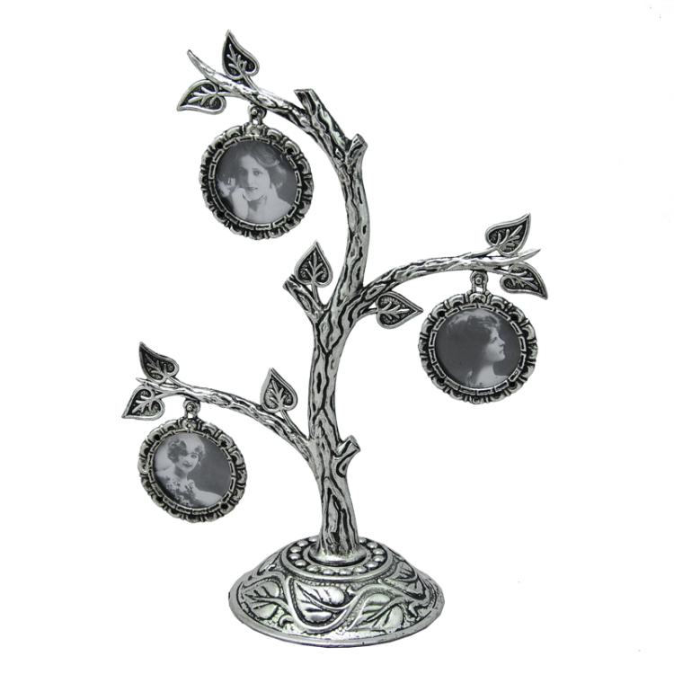 Фоторамка семейное дерево коллаж на 3 фото Кружочки Adyr AD-648-P