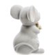 Статуэтка из фарфора Мышка с букетом Pavone CMS-60/23, фотография сбоку