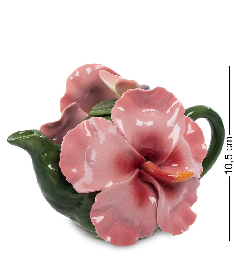 Заварочный чайник из фарфора Гибискус Pavone CMS-26/ 1