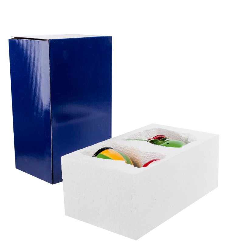 Набор Молочник и сахарница из керамики Туфельки Pavone CMS-01/13, фотография в упаковке