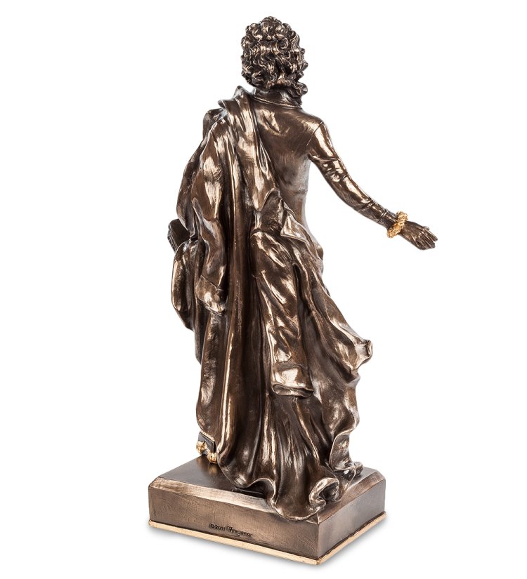 Статуэтка Медный Моцарт Veronese WS-51/ 2, оборотная сторона