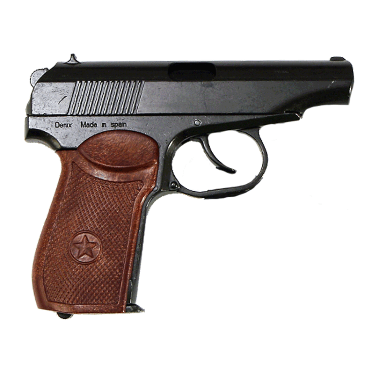 Макет Пистолета Макарова, Россия, 1951 год Denix 1112, фотография 2