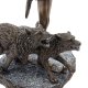 Статуэтка Скади - богиня охоты, зимы и гор Veronese WS-577, увеличенный вид волков