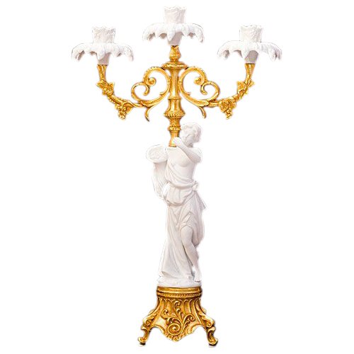 Подсвечник из фарфора Девушка