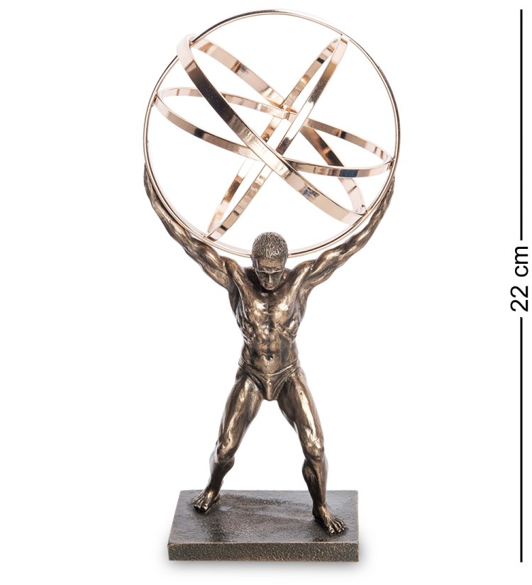 Статуэтка Медный Атлант Veronese WS-1001