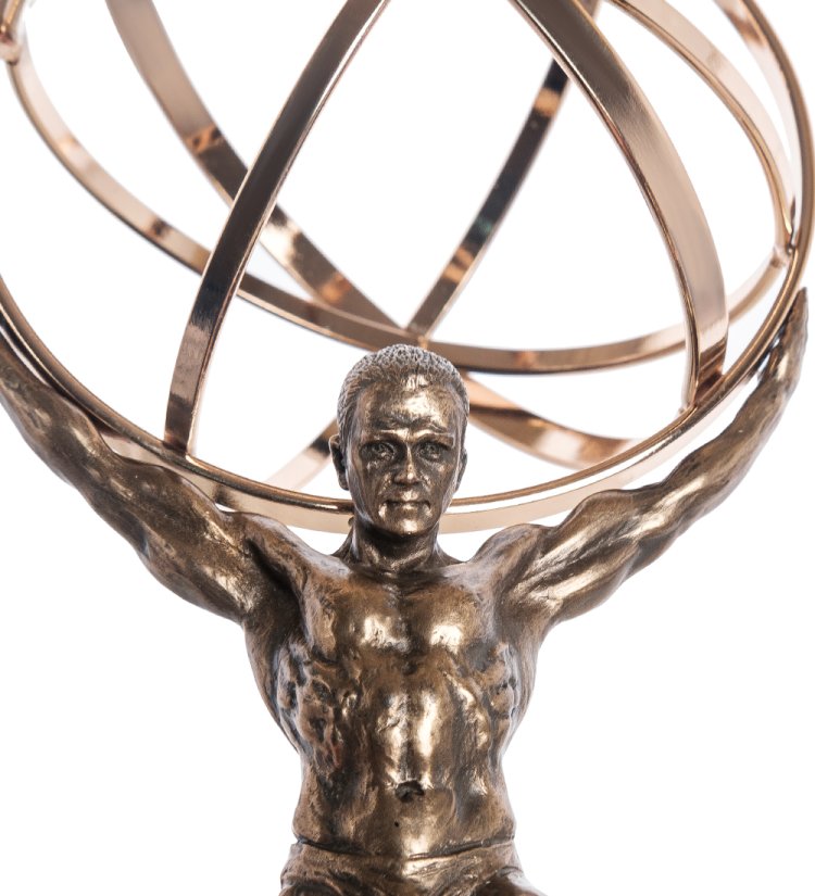 Статуэтка Медный Атлант Veronese WS-1001, портретный вид