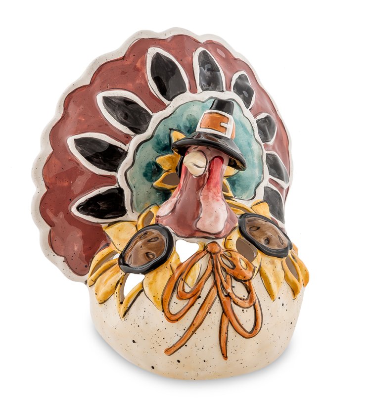 Подсвечник Индейка Blue Sky BS-233