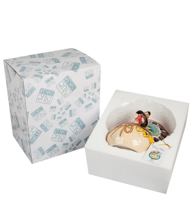 Подсвечник Индейка Blue Sky BS-233, фотография в упаковке