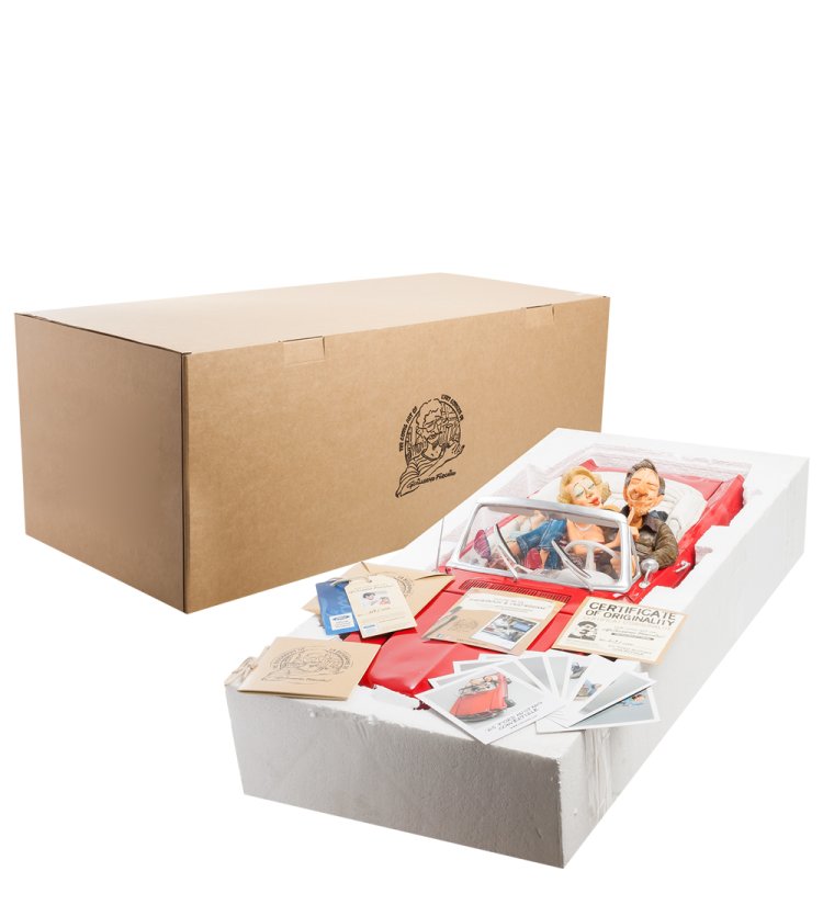 Статуэтка Большой Автомобиль Мустанг - Ford Mustang convertible Forchino FO-85078, упаковочный вид