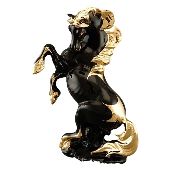 Статуэтка Лошадь черная