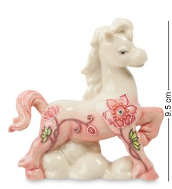 Статуэтка из фарфора Лошадь - Розовая Грация