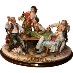 Фарфоровая статуэтка Композиция В трактире