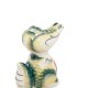 Статуэтка Крокодильчик Цветная гжель ГЛ-210, фотография сбоку