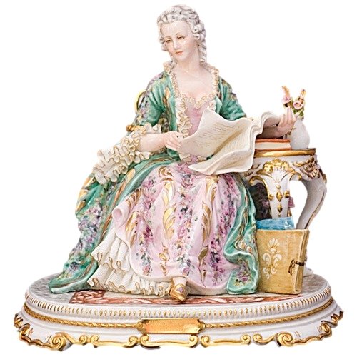 Фарфоровая статуэтка Мадам Помпадур