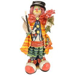 Статуэтка из фарфора Клоун фокусник