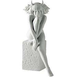 Фарфоровая статуэтка Телец (женщина)