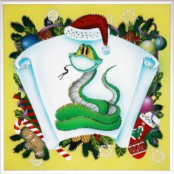 Картина 2013 - С чистого листа c кристаллами Swarovski