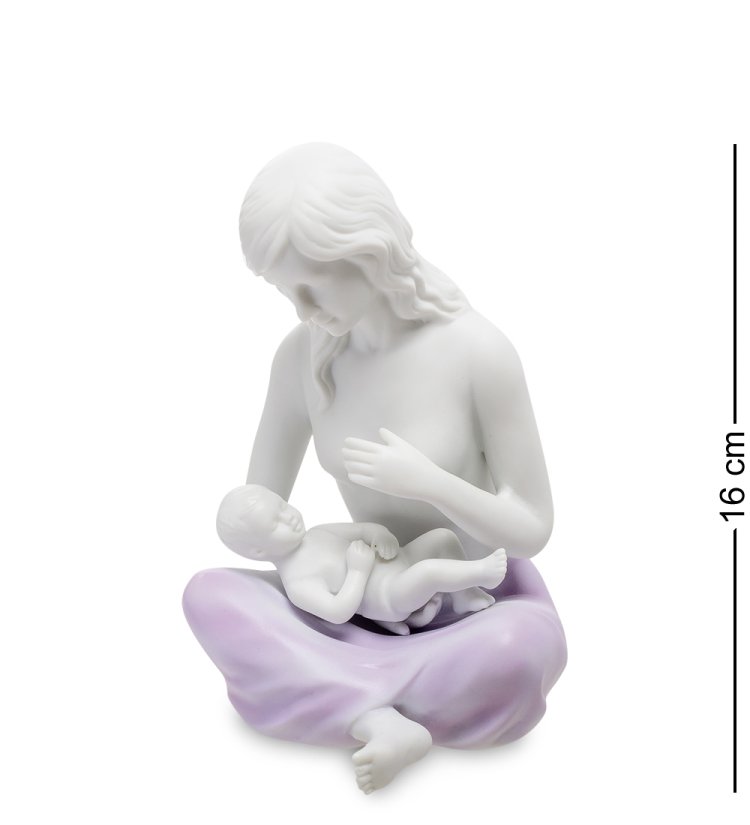 Статуэтка из бисквитного фарфора Мать с ребенком Pavone VS- 27