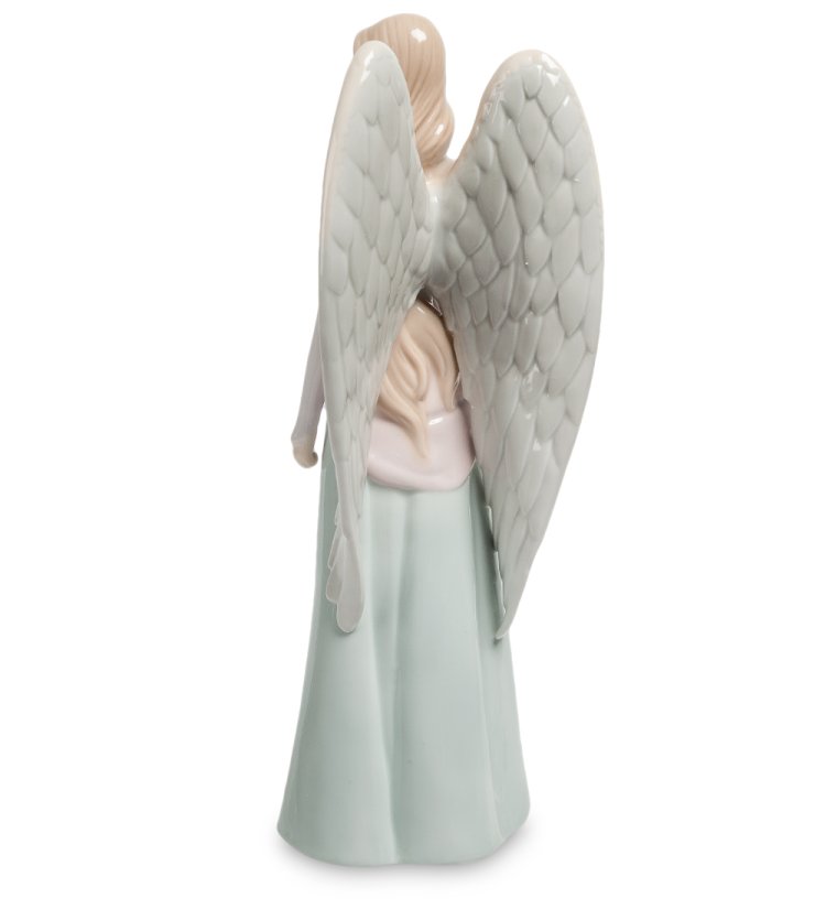 Статуэтка из фарфора Девушка Ангел хранитель Pavone JP-10 /12, фотография со спины
