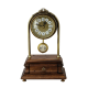 Настольные часы из дерева в стиле барокко с ящиком Capanni FC-3718