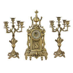 Каминные часы c канделябрами Донна Луиза