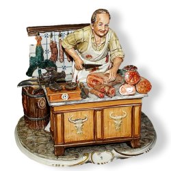 Статуэтка из фарфора Мясник