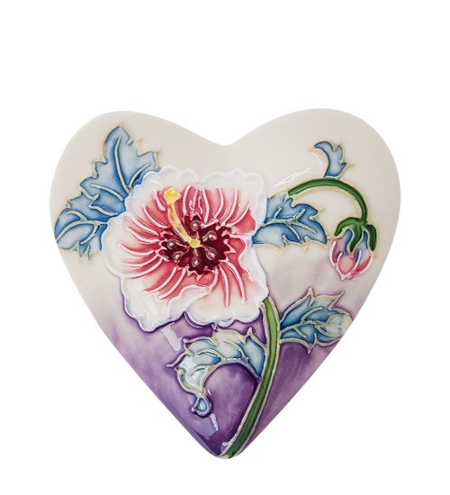 Шкатулка из фарфора Цветок на Закате Pavone JP-98/46, вид сверху