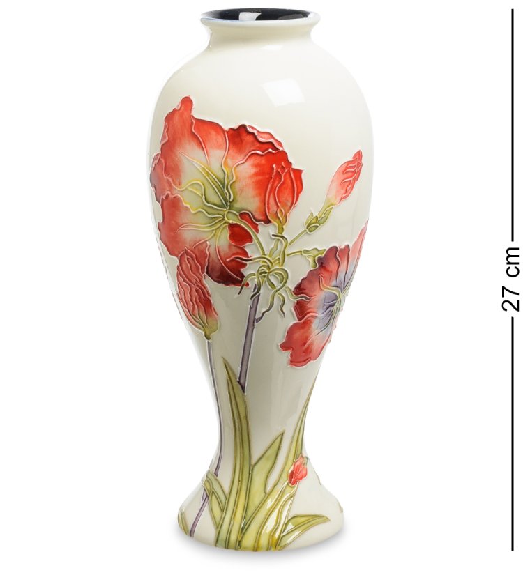 Ваза из фарфора для цветов Маки Pavone JP-155/17