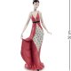Фарфоровая фигурка Дама в красном платье Pavone JP-38/ 1