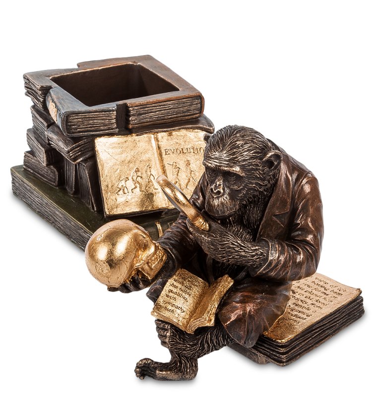 Шкатулка Обезьяна с черепом - Гуго Рейнгольд Veronese WS-100/ 2, разборный вид