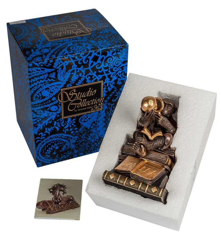 Шкатулка Обезьяна с черепом - Гуго Рейнгольд Veronese WS-100/ 2, упаковочный вид