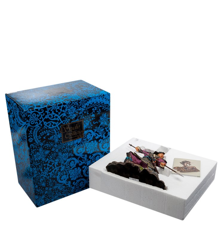 Статуэтка Самурай-Охотник Veronese WS-735, упаковочный вид