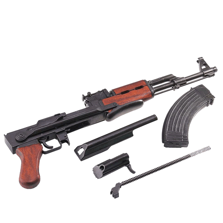 Автомат АКМС с прикладом, копия 88см Denix 1097, в разобранном виде