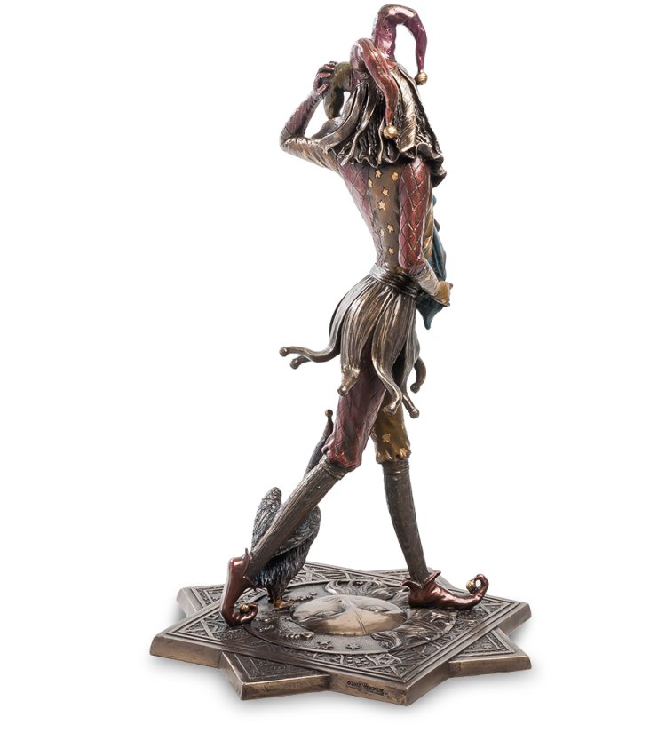 Статуэтка Арлекин Veronese WS-455, оборотная сторона